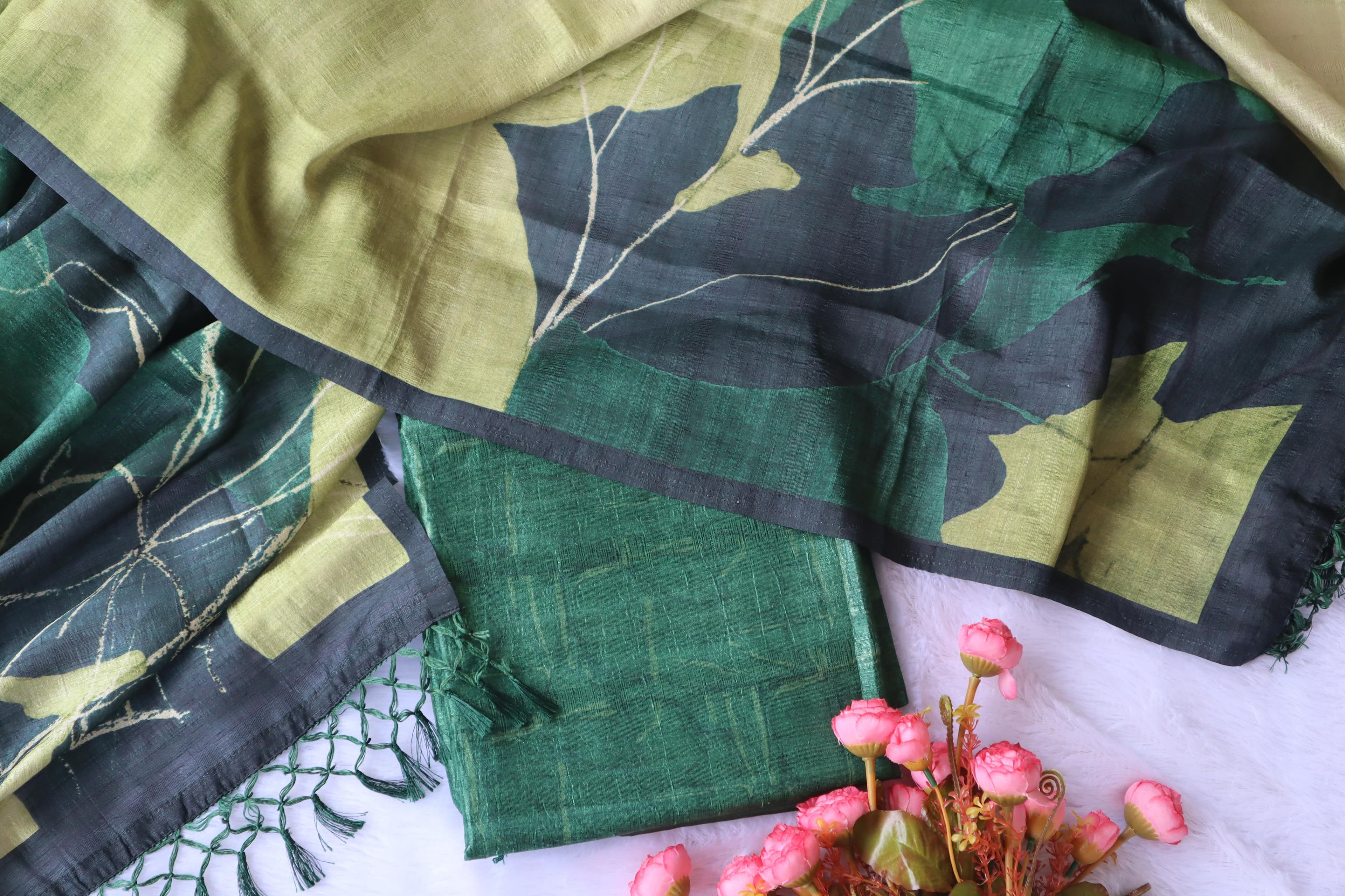 Semi tussar material